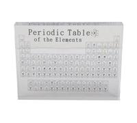 Periodic Table with Real Elements Inside Clear Acrylic Ergonomic Real Element Periodic Table for Classroom Chemistry Students Science Teachers