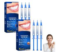Periodontal Gel, Advanced Evolving Gum Gel, Natural Effective Gum Pen for Receding Gums Deeply Cleaning Tooth Whitening, Natural Gums Shield SoothingGel, Fresh Breath (2 Box, 3pc/Box)