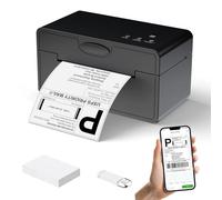 PeriPage Bluetooth Thermal Shipping Label Printer, Wireless 4x6 Shipping Label Printer for Shipping Packages, Support iPhone iPad Android Windows, Used for USPS DHL UPS
