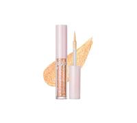 Peripera Sugar Twinkle Liquid Glitter Eyeshadow - Long Lasting Highly Adhesive Precision Tip - Beaming Sunny Light - 1.9g