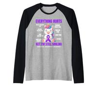 Peripheral Neuropathy Warrior Raglan Baseball Tee