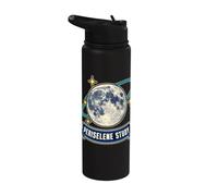 PERISELENE Study Lunar Orbit Observation Stainless Steel Insulated Water Bottle