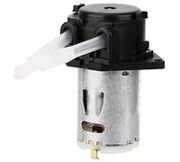 Peristaltic Dosing Pump, DC 24V Mini Peristaltic Pump Peristaltic Liquid DIY Peristaltic Tube Head for Aquarium Lab Chemical Analysis(Black)