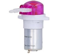 Peristaltic Pump Dc Small Circulating Electric Self Priming Liquid Dosing Pump 5000rpm 12v 58ml/min for Liquid Transmission Sampling Analysis Irrigation Filling (DC24V)
