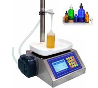 Peristaltic Pump Liquid Filling Machine with Anti-Drip Design, Adjustable Height 0-15cm, Weighing and Quantitative Control for Perfume, Oil, Water, Juice