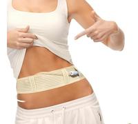 Peritoneal Dialysis Belt Comfortable Fit Breathable Tube Belt with Elastic Band for Peg/G/J Feeding Tube Accessories Transfer Set Fixation Men Women(85CM)