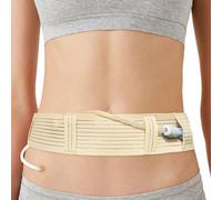 Peritoneal Dialysis Catheter Belt, Abdominal Dialysis Belt for Men and Women, Adjustable Breathable Catheter Protection Belt, Abdominal Dialysis Belt for PD, G, PEG, J-Tube Fixed (M)
