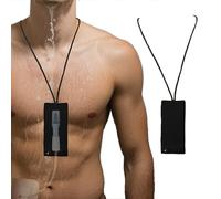 Peritoneal Dialysis Catheter Shower Cover, Peritoneal Dialysis Catheter Holder for Baxter 5C4482 5C4483, PD Safe Shower Support for Men and Women (Black)