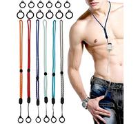 Peritoneal Dialysis Lanyards 6PCS,Peritoneal Dialysis Accessories with 18 PCS(3 Size) Silicone Rings Adjustable Neck Cord Secure Catheter Peritoneal Supplies,Peritoneal Dialysis Transfer Device Holder