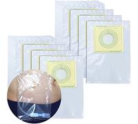 Peritoneal Dialysis Shower Pouch Bag Waterproof PD Cover Shield Port Protector Peg Feeding G Tube Catheter Supplies Bathing Accessories Disposable 35-60mm Hole Range Women Men 25 Pcs