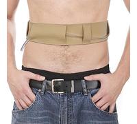 Peritoneal Dialysis Tube Belt - Slim, Soft and Stretchy PD Catheter Belt - Safe for Skin - Made in The UK - Peg Tube Supplies - Medical Peritoneal Dialysis Accessories (Large - 37″-50″, Beige)