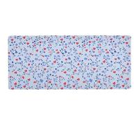 Periwinkle Country Style Valentine Modern Gaming Mouse Pad for Writing Waterproof Mouse Mat for Desk Gaming 31.5 x 11.8in