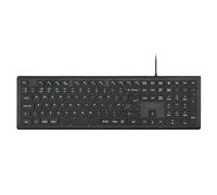 Perixx PERIBOARD-210II Full-Size Wired USB-A Keyboard - Scissor Switch Keys, Robust Design, UK Layout - Black