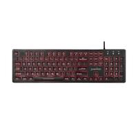 Perixx PERIBOARD-317RGB Wired Backlit USB Keyboard - Big Print Letter with RGB Illuminated LED - US English Layout
