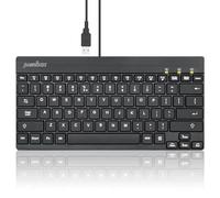 Perixx PERIBOARD-326 Wired Mini Backlit USB Keyboard with Low Profile Keys, US English Layout (11607)