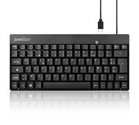 Perixx PERIBOARD-422 FR Mini Wired AZERTY Keyboard USB-C USB Black