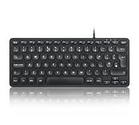 Perixx PERIBOARD-432 Wired USB Keyboard, Slim Design with Big Font Keys, UK QWERTY