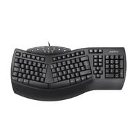 Perixx PERIBOARD-512B ES - USB Teclado Ergonomico, 485x236x44 mm - - QWERTY Español