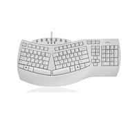 Perixx PERIBOARD-512W Periboard-512 Ergonomic Split Keyboard - Natural Ergonomic Design - White - Bulky Size 19.09"X9.29"X1.73", US English Layout