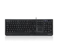Perixx PERIBOARD-513U Corded Keyboard with Touchpad USB Black
