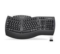 perixx PERIBOARD-612 Wireless Keyboard 2.4 GHz with Divisions, Dual System and Bluetooth 4.0, Compatible with Windows 10 and macOS, Spanish Layout