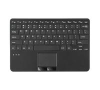 Perixx PERIBOARD-725 Wireless Keyboard with Touchpad - Multi-Device Connection with 2.4G and Bluetooth - Silent Scissor Keys - 11.18 x 7.17 x 1.1 Inch Dimension - US English