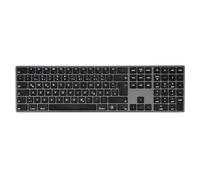 Perixx PERIBOARD-817 Wireless Multi-Device Keyboard, QWERTZ, Aluminium Housing, X Type Scissor Keys, Compatible with Windows, macOS, Linux