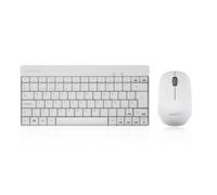 Perixx Periduo-712 Miniature light and small wireless keyboard and mouse combo - Black / Red.