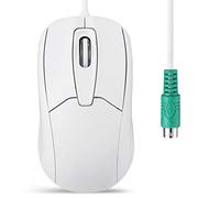perixx PERIMICE-209 P, Wired PS2 Optical Mouse with Scroll Wheel and 1000 DPI, White