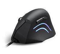 Perixx PERIMICE-508 Vertical Ergonomic Mouse - Programmable - Natural Ergonomic Vertical Right Handed Design