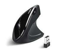 Perixx PERIMICE-713 Wireless Ergonomic Vertical Mouse - 1000/1500/2000 DPI - Right Handed - Recommended with RSI User