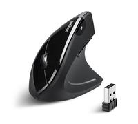 perixx PERIMICE-713RX Wireless Rechargeable Vertical Mouse, Dual Charging, 6...