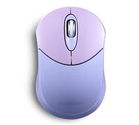 perixx PERIMICE-802PP Wireless Bluetooth Mouse - Portable Design - Compatible with Windows, iOS, and Android PC, Laptop, Tablet, and Smartphone - Purple