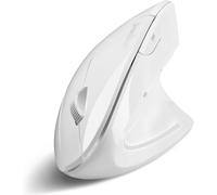 perixx PERIMICE-813W Bluetooth Vertical Mouse - Wireless 3-in-1 Multi-Device Sp