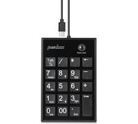 perixx PERIPAD-202C Wired USB-C Slim Numeric Keypad - Scissor Keys with 2 USB-A