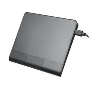 Perixx PERIPAD-506 Wired Slim USB Touchpad, Large Size 135x116x14mm, Multi-Touch Navigation, Detachable USB-C Cable, Black