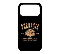 Perkasie Pennsylvania USA Vintage Tree Design Souvenir Case for iPhone 17 Pro Max