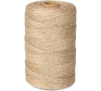 PerkHomy 1100FT Jute Twine String 2mm 3ply Natural Thin Twine for Craft Gardening Gift Wrapping Packing Material Wedding Christmas Decoration Bulk