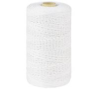PerkHomy 335 M / 1100 Feet Cotton Butchers Twine String 2mm for Cooking, Food Safe Crafts, Bakers Kitchen, Butcher Meat, Turkey, Sausage, Roasting, Gift Wrapping, Gardening, Crocheting & Knitting