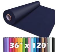 PerkHomy 36" x 1,440" (120') Navy Blue Kraft Paper Roll for Craft Bulletin Board Paper Art Table Covering Crafting Gift Wrapping Bouquet Packing Parcel 80GSM 55LB (Navy Blue, 36" x 120')