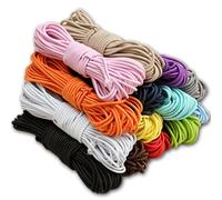 PerkHomy Bungee Shock Cord Rope Marine Grade Heavy Duty Polyester Bungie Elastic Stretch String for Kayak Strap Tarp Tie Down Canopy Boating Camping Tent Crafting Patio （Orange-3/16 x 50'）