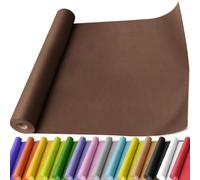 PerkHomy Coffee Kraft Paper Roll 17.5" x 760" (63') for Gift Wrapping Bouquet Flower Art Painting Craft Writing Packaging Shipping 80GSM 55LB (Coffee, 17.5" x 63')