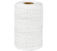 PerkHomy Cotton Butchers Twine String 500 Feet 2mm Twine for Cooking Food Safe Crafts Bakers Kitchen Butcher Meat Turkey Sausage Roasting Gift Wrapping Gardening Crocheting Knitting