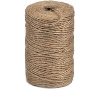 PerkHomy Garden Twine Strong Natural Jute 400 Feet /122 m Long Brown Twine for Gardening Tomato Climbing Plant Tie Floristry Crafts Gift Wrapping Packing Decor (Brown 2mm * 400feet)