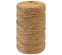 PerkHomy Garden Twine Strong Natural Jute 720 Feet Long Brown Twine for Gardening Tomato Climbing Plant Tie Floristry Crafts Gift Wrapping Packing Decor (Brown 2.5mm * 720feet)