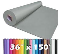 PerkHomy Light Grey Kraft Paper Roll 36" x 1,800" (150') for Gift Wrapping Bouquet Flower Art Painting Craft Writing Packaging Shipping 80GSM 55LB (Light Grey, 36" x 150')