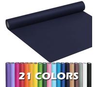 PerkHomy Navy Blue Kraft Paper Roll 17.5" x 960" (80') for Gift Wrapping Bouquet Flower Art Painting Craft Writing Packaging Shipping 80GSM 55LB (Navy Blue, 17.5" x 80')