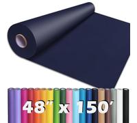PerkHomy Navy Blue Kraft Paper Roll 48" x 1,800" (150') for Gift Wrapping Bouquet Flower Art Painting Craft Writing Packaging Shipping 80GSM 55LB (Navy Blue, 48" x 150')