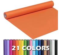 PerkHomy OrangeRed Kraft Paper Roll 17.5" x 960" (80') for Gift Wrapping Bouquet Flower Art Painting Craft Writing Packaging Shipping 80GSM 55LB (OrangeRed, 17.5" x 80')