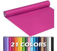 PerkHomy Rose Red Kraft Paper Roll 17.5" x 960" (80') for Gift Wrapping Bouquet Flower Art Painting Craft Writing Packaging Shipping 80GSM 55LB (Rose Red, 17.5" x 80')